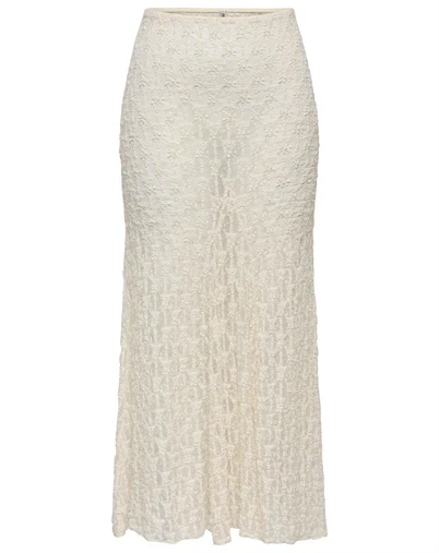 Only - ONLAya Lace Long Nederdel - Birch